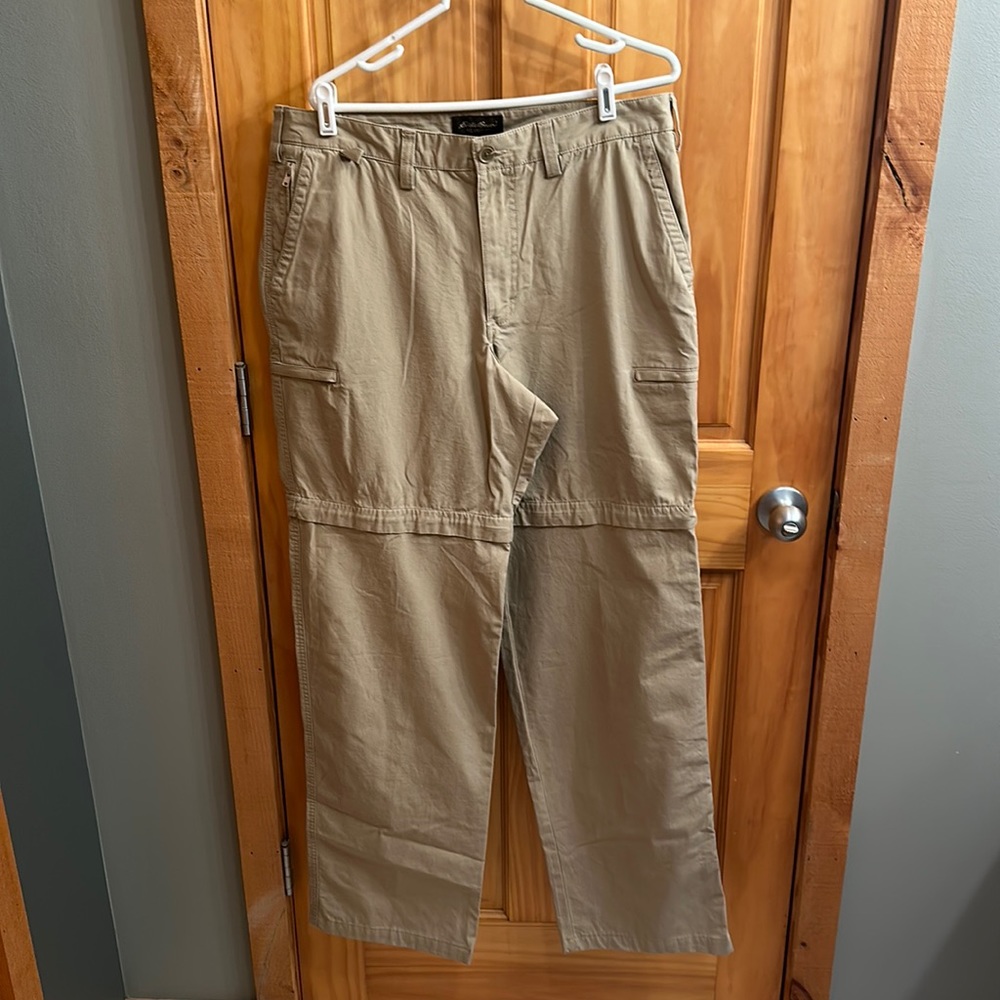 Eddie Bauer relaxed fit 36 convertible hiking pants